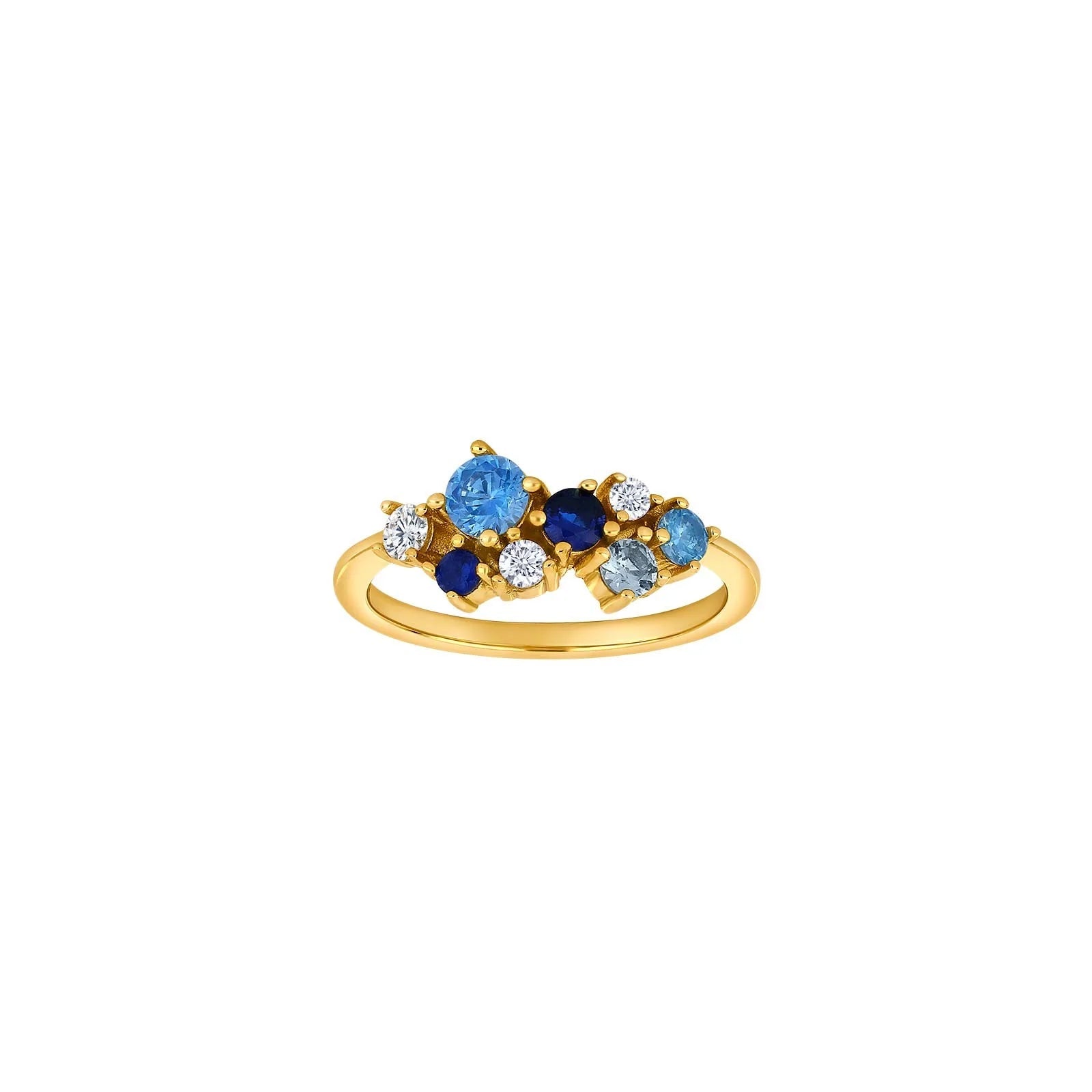 Rhd. sølv ring NADINENOR blå - Urma.dk