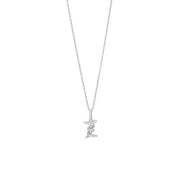 Rhd. Sølv vedhæng med cz. inkl. kæde - Urma.dk
