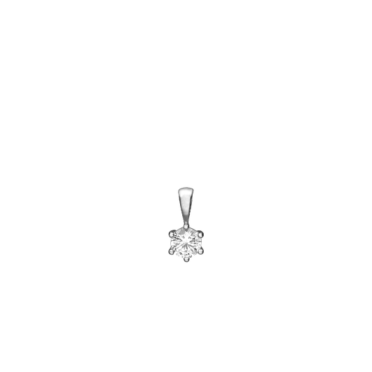 RHOD. SØLV VEDH. M/SY.ZIRCONIA 5MM