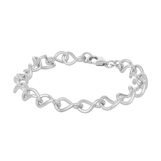 Rhod. sølv armbånd - Urma.dk