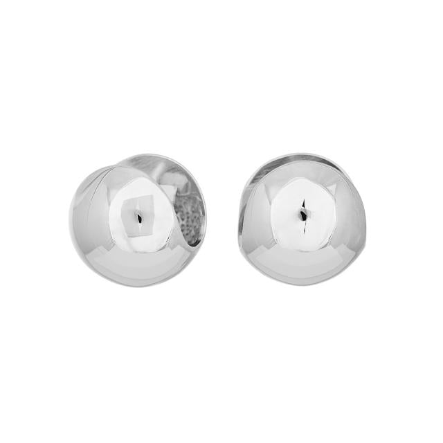 Rhod. Sølv creol 12mm - Urma.dk