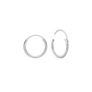 RHOD. SØLV CREOL 15 MM, TRÅD 1,2 MM M/VI - Urma.dk