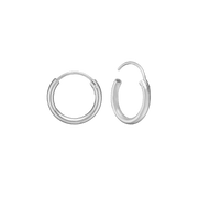 RHOD. SØLV CREOL 16MM, TRÅD 2 MM M/VIPPE - Urma.dk