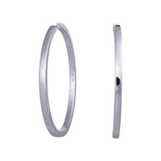 Rhod. sølv creol 20mm - Urma.dk