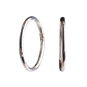 Rhod. sølv creol 22 mm udvendigt - Urma.dk