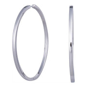 Rhod. sølv creol 30mm - Urma.dk