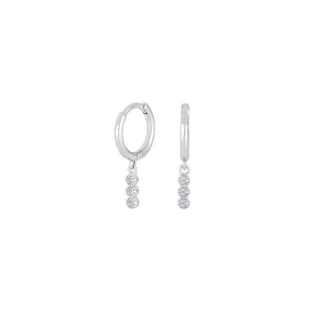 Rhod. Sølv creoler JOJONOR - Urma.dk