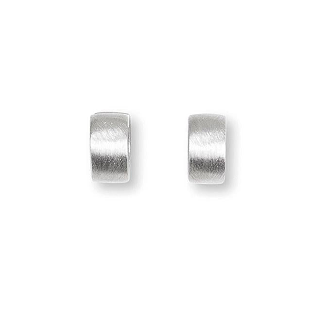 Rhod. sølv mat system - creoler Mila 15x8mm - Urma.dk