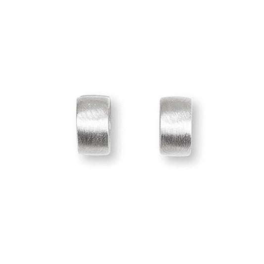 Rhod. sølv mat system - creoler Mila 15x8mm - Urma.dk