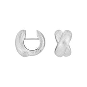 Rhod. sølv mat system - creoler Mischa 15x9mm - Urma.dk