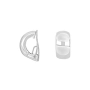 Rhod. Sølv system - clips Lili 15x8mm - Urma.dk