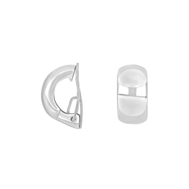 Rhod. Sølv system - clips Lili 15x8mm - Urma.dk