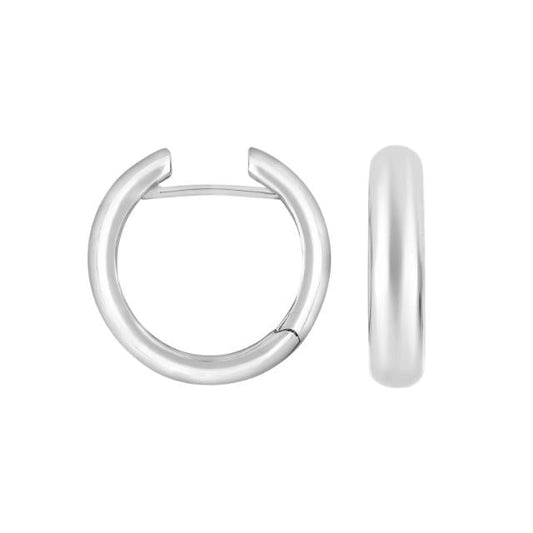 Rhod. sølv system - creoler Ida 5x22mm - Urma.dk