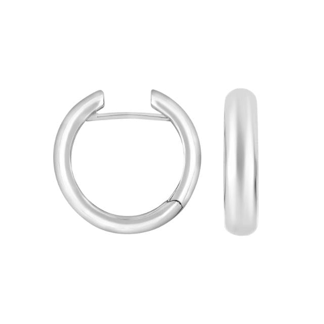 Rhod. sølv system - creoler Ida 5x22mm - Urma.dk