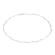 Rhod. sølvcollier BANAN - Urma.dk