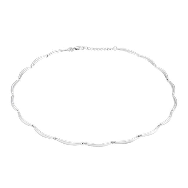 Rhod. sølvcollier BANAN - Urma.dk