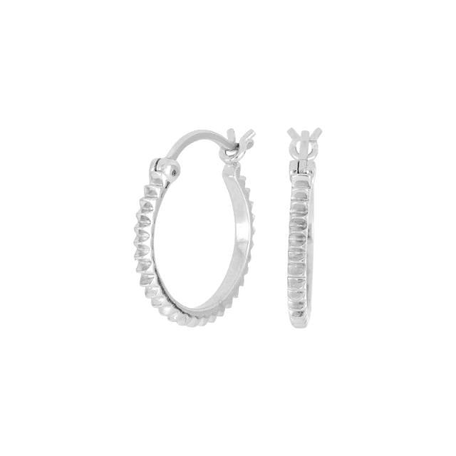 Rhod. sølvcreoler NICE52 1,5mm - Urma.dk