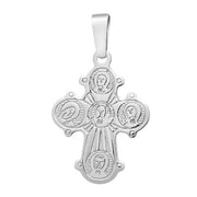 Rhod. sølvdagmarkors m/apostle 21mm - Urma.dk