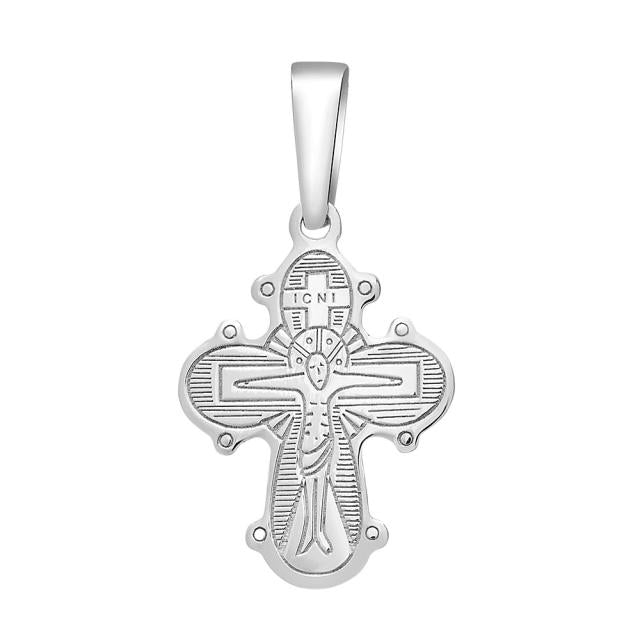 Rhod. sølvdagmarkors m/blank bagside 19mm - Urma.dk