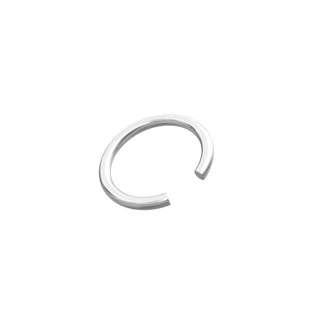 Rhod. sølvearcuff PIERCE52 1 stk. - Urma.dk