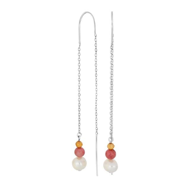 Rhod. sølvørebøjler YAY52 - Urma.dk