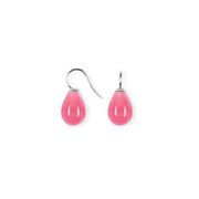 Rhod. sølvøreh. m/bøhmisk kvartsglas farve11 - Urma.dk