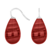 Rhod. sølvøreh. m/bøhmisk kvartsglas farve17 - Urma.dk