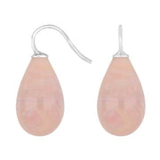 Rhod. sølvøreh. m/bøhmisk kvartsglas farve24 - Urma.dk