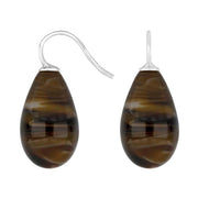 Rhod. sølvøreh. m/bøhmisk kvartsglas farve83 - Urma.dk