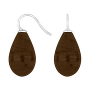 Rhod. sølvøreh. m/bøhmisk kvartsglas farve85 - Urma.dk