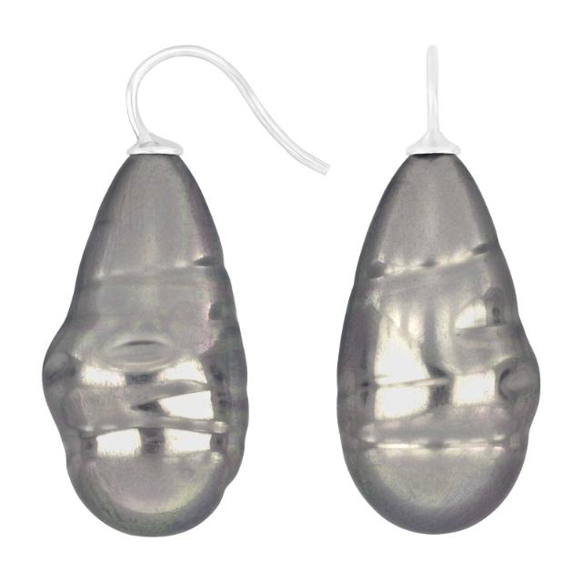 Rhod. sølvøreh. m/Mallorca perle farve93
