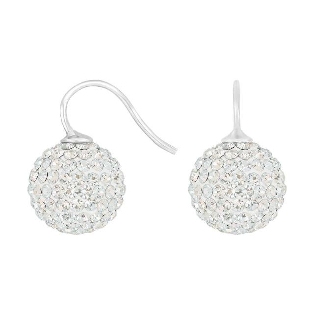 Rhod. sølvøreh. pavékugle m/Krg farve04 - Urma.dk