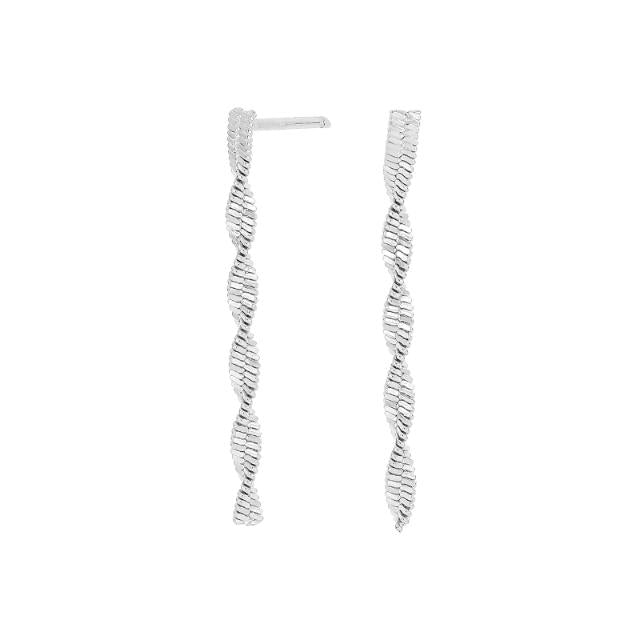 Rhod. sølvørehænger LUX52 - Urma.dk