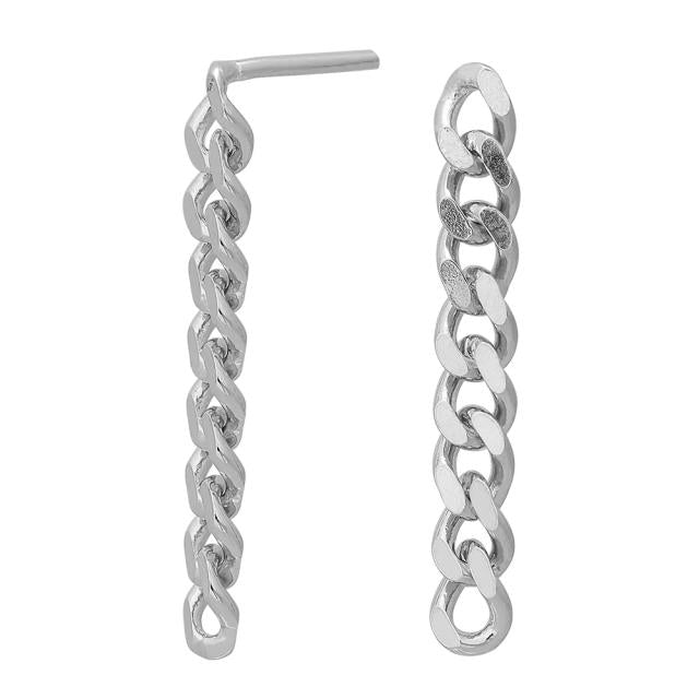 Rhod. sølvørehænger PANZER52 25mm - Urma.dk