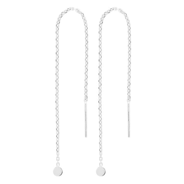 Rhod. sølvørekæde - Urma.dk