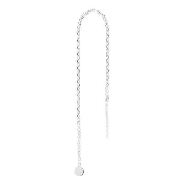 Rhod. sølvørekæde PIERCE52 1 stk. - Urma.dk