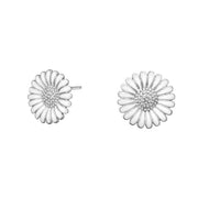 Rhod. sølvørestikker Marguerit 10mm - Urma.dk