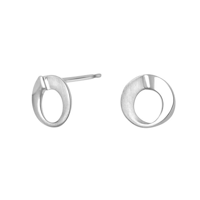 Rhod. sølvørestikker mat/blank - Urma.dk