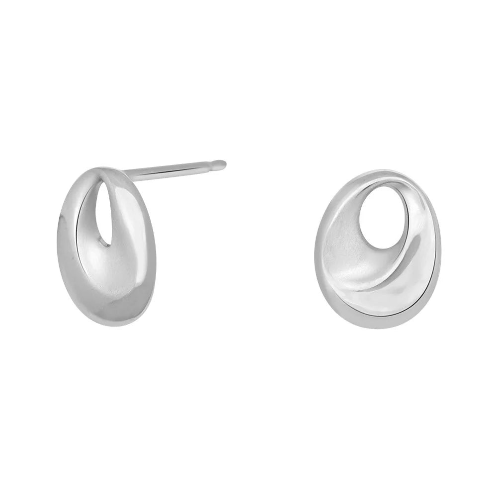 Rhod. sølvørestikker mat/blank - Urma.dk