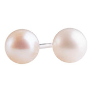 Rhod. sølvørestikker m/ferskvandsperle 5 mm - Urma.dk