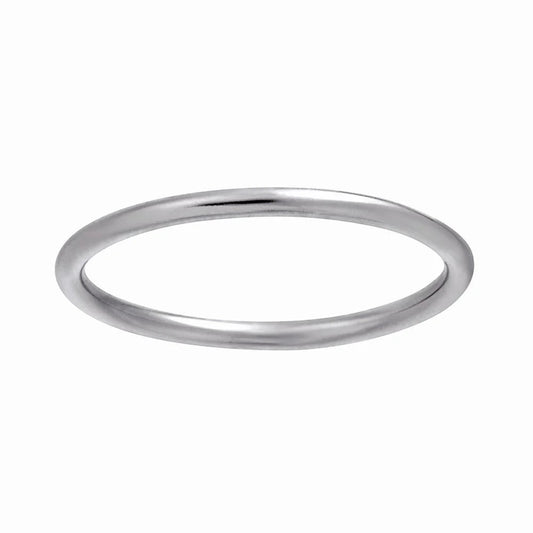 Rhod. sølvring glat 1,5mm - Urma.dk