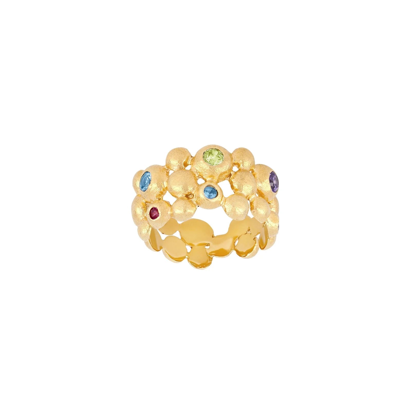 Rhod. sølvring m/cz - Urma.dk