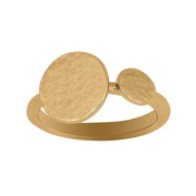 Rhod. sølvring TWO - SIDED52 12mm - Urma.dk