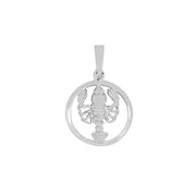 Rhod. sølvvedhæng KREBSEN 12mm - Urma.dk