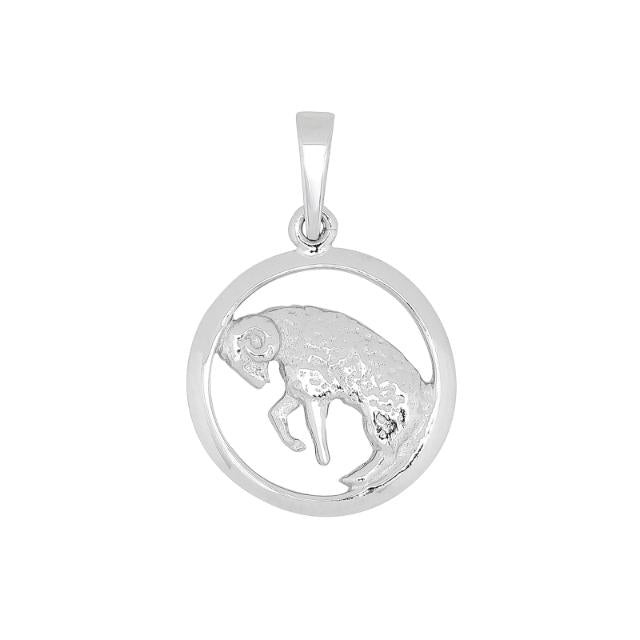 Rhod. sølvvedhæng VÆDDEREN 15mm - Urma.dk