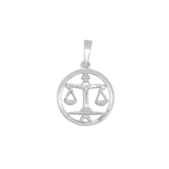 Rhod. sølvvedhæng VÆGTEN 12mm - Urma.dk