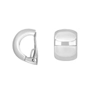 Rhod. sølv system-clips Mimi 17x12mm