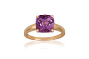 Ring 14 kt m/ amethyst