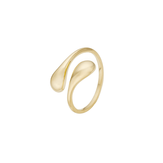 Ring, 8kt, Dråber - Urma.dk