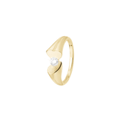 Ring, 8kt, Magiske hjerter